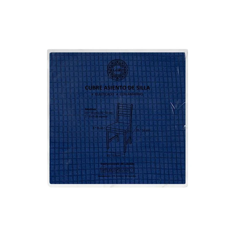Funda Cubre Silla Elástica para Asiento Lavable - Color Azul